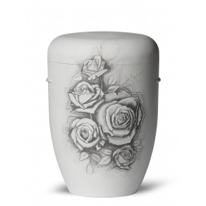 Biodegradable Cremation Ashes Funeral Urn / Casket – ROSE (Love is Kind, Love is Special)